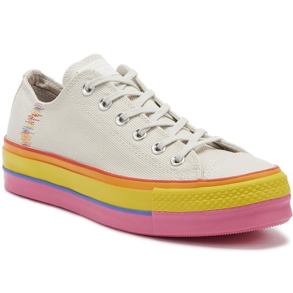 Converse Chuck Taylor All Star Lift Rainbow Ox Sneakers